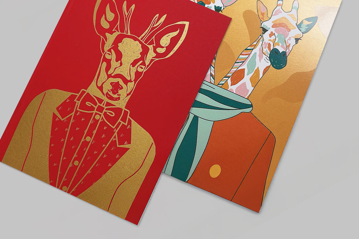 Special inks and luxurious finishes