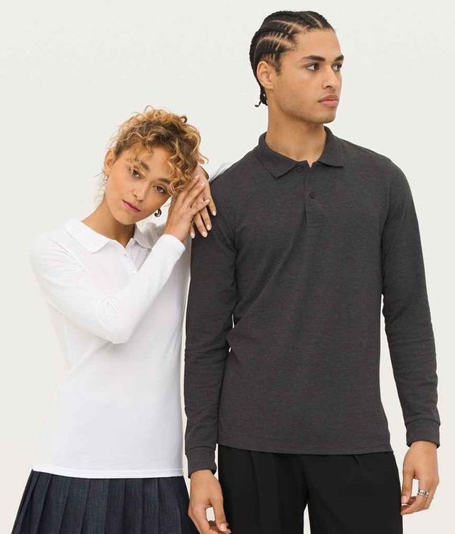 Sol's 02087 Perfect Long Sleeve Piqué Polo Shirt