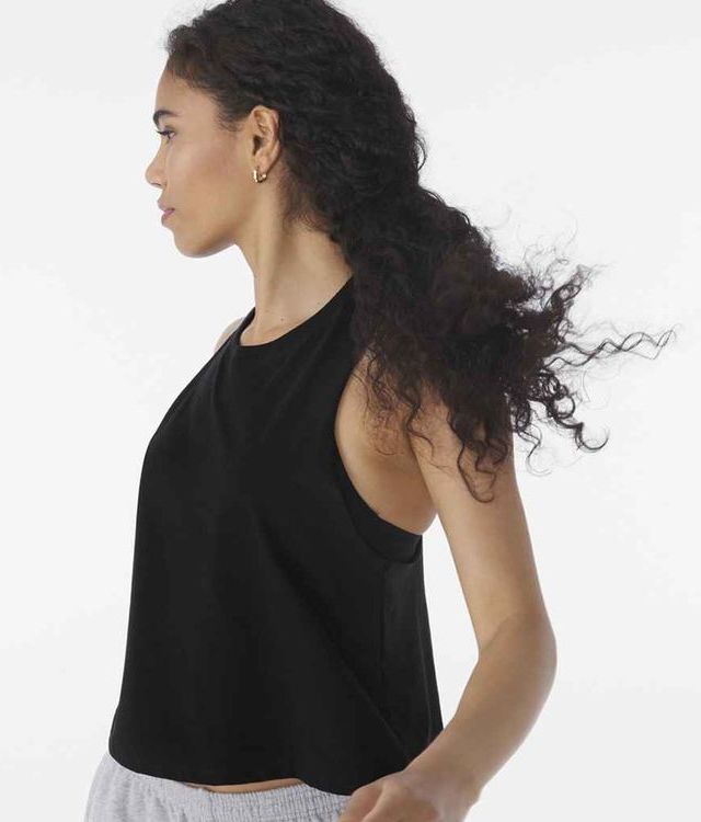 Bella+Canvas BL6682 Bella Ladies Racer Back Cropped Tank Top
