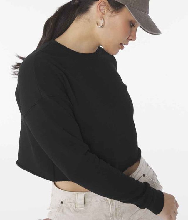Bella+Canvas BL7503 Bella Ladies Cropped Sweatshirt