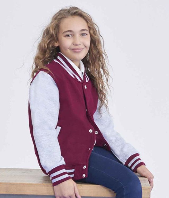 AWDis JH043B Kids Varsity Jacket